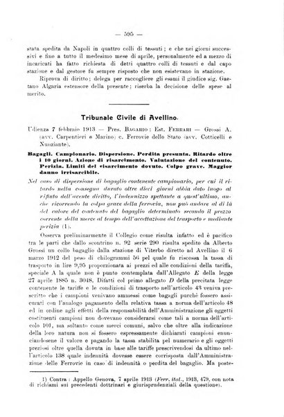 Le ferrovie italiane rivista quindicinale di dottrina, giurisprudenza, legislazione ed amministrazione ferroviaria