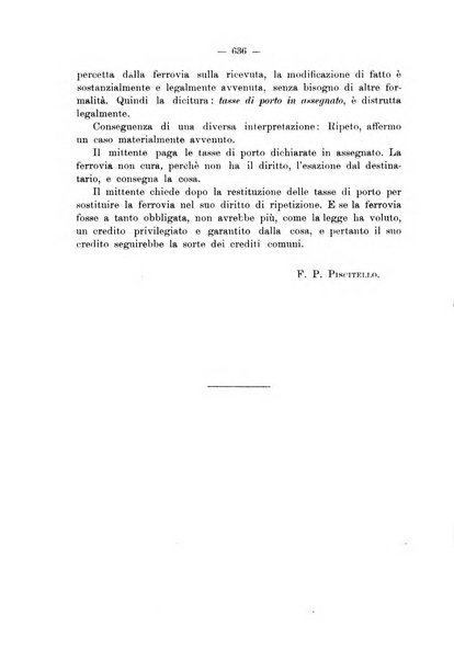 Le ferrovie italiane rivista quindicinale di dottrina, giurisprudenza, legislazione ed amministrazione ferroviaria