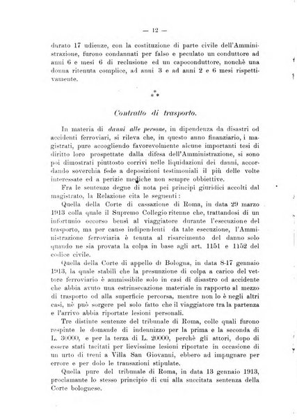 Le ferrovie italiane rivista quindicinale di dottrina, giurisprudenza, legislazione ed amministrazione ferroviaria