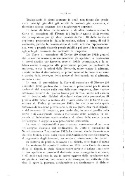 Le ferrovie italiane rivista quindicinale di dottrina, giurisprudenza, legislazione ed amministrazione ferroviaria