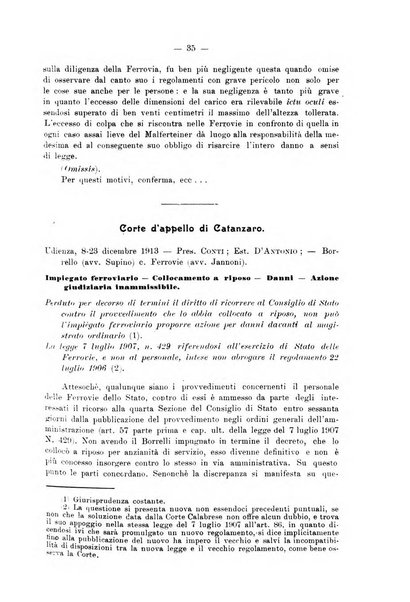 Le ferrovie italiane rivista quindicinale di dottrina, giurisprudenza, legislazione ed amministrazione ferroviaria