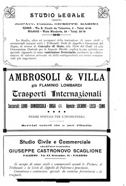 Le ferrovie italiane rivista quindicinale di dottrina, giurisprudenza, legislazione ed amministrazione ferroviaria