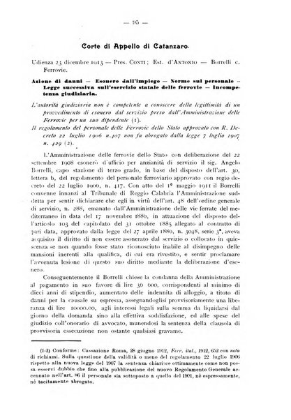 Le ferrovie italiane rivista quindicinale di dottrina, giurisprudenza, legislazione ed amministrazione ferroviaria