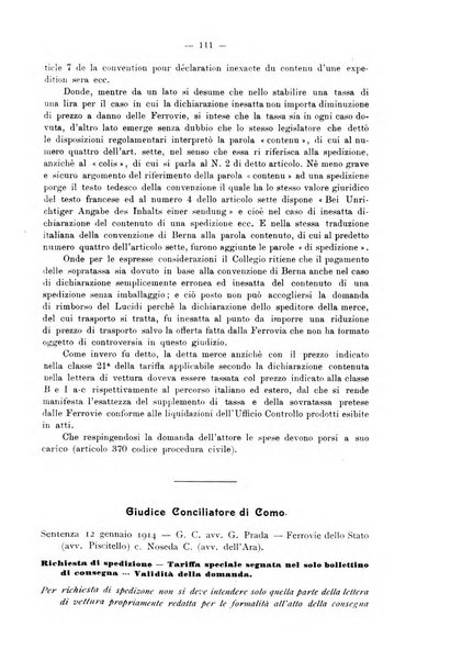 Le ferrovie italiane rivista quindicinale di dottrina, giurisprudenza, legislazione ed amministrazione ferroviaria