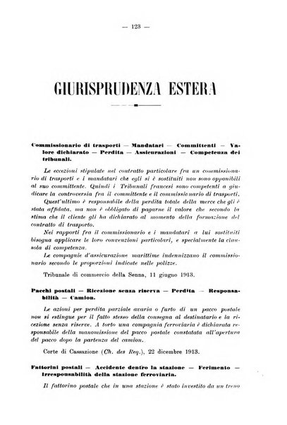 Le ferrovie italiane rivista quindicinale di dottrina, giurisprudenza, legislazione ed amministrazione ferroviaria