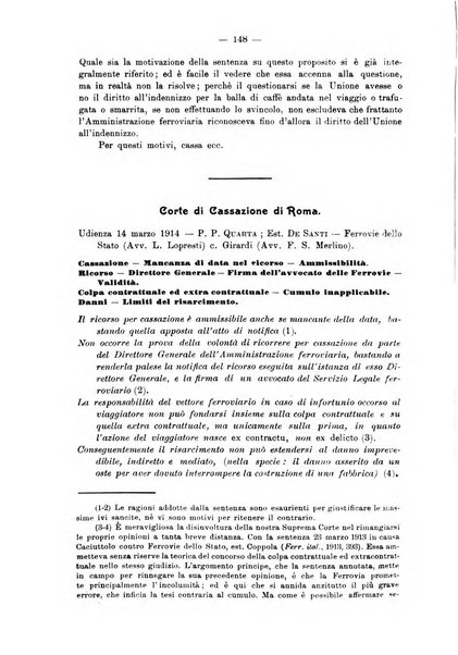 Le ferrovie italiane rivista quindicinale di dottrina, giurisprudenza, legislazione ed amministrazione ferroviaria