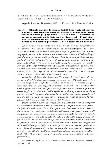 Le ferrovie italiane rivista quindicinale di dottrina, giurisprudenza, legislazione ed amministrazione ferroviaria