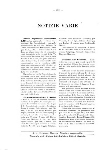 Le ferrovie italiane rivista quindicinale di dottrina, giurisprudenza, legislazione ed amministrazione ferroviaria