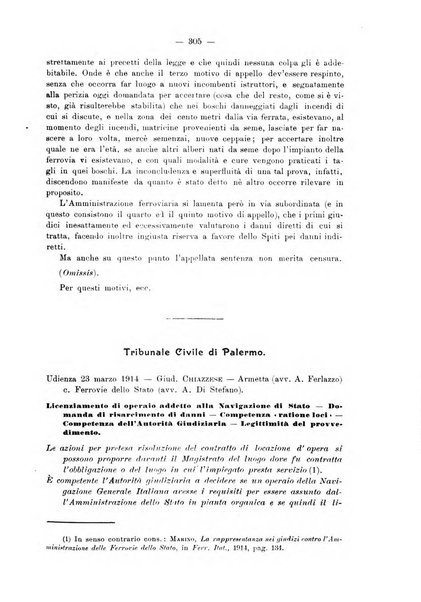 Le ferrovie italiane rivista quindicinale di dottrina, giurisprudenza, legislazione ed amministrazione ferroviaria