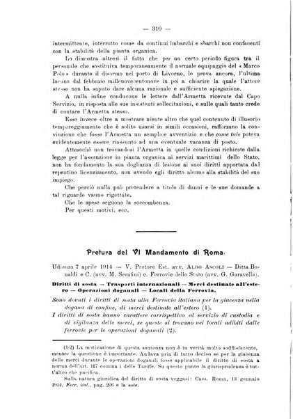 Le ferrovie italiane rivista quindicinale di dottrina, giurisprudenza, legislazione ed amministrazione ferroviaria