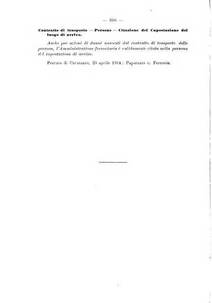 Le ferrovie italiane rivista quindicinale di dottrina, giurisprudenza, legislazione ed amministrazione ferroviaria