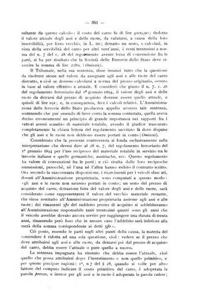 Le ferrovie italiane rivista quindicinale di dottrina, giurisprudenza, legislazione ed amministrazione ferroviaria