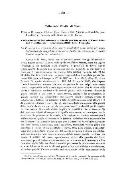 Le ferrovie italiane rivista quindicinale di dottrina, giurisprudenza, legislazione ed amministrazione ferroviaria