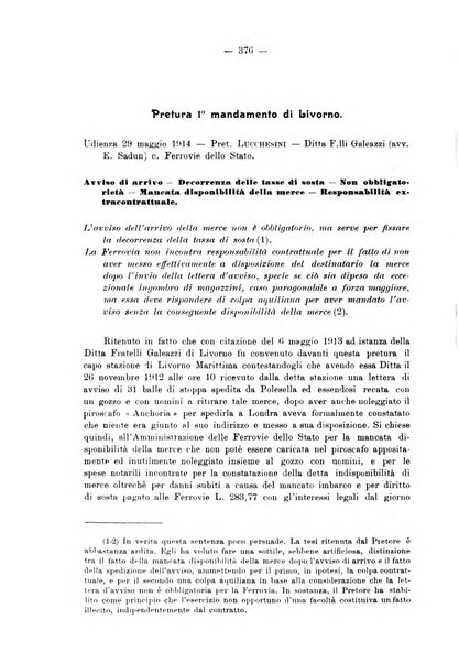 Le ferrovie italiane rivista quindicinale di dottrina, giurisprudenza, legislazione ed amministrazione ferroviaria