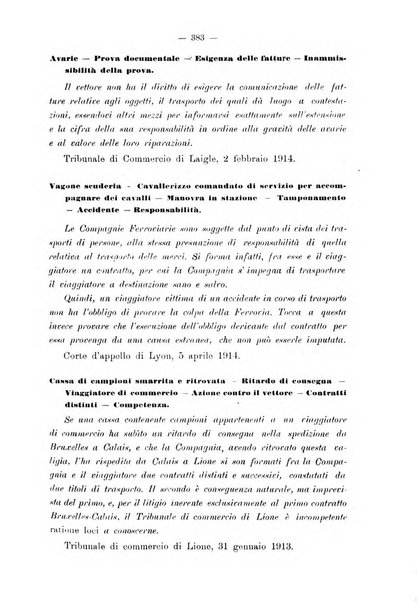 Le ferrovie italiane rivista quindicinale di dottrina, giurisprudenza, legislazione ed amministrazione ferroviaria