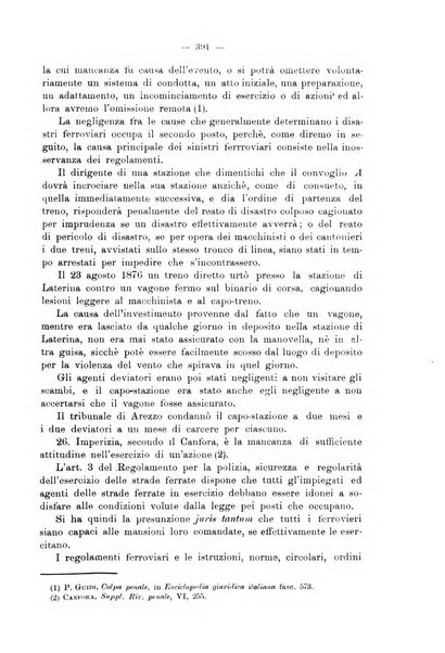 Le ferrovie italiane rivista quindicinale di dottrina, giurisprudenza, legislazione ed amministrazione ferroviaria