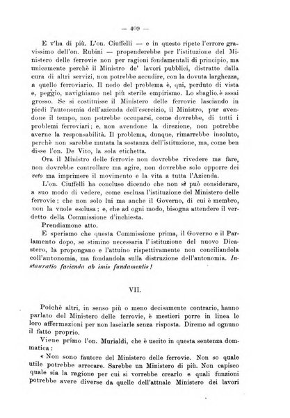 Le ferrovie italiane rivista quindicinale di dottrina, giurisprudenza, legislazione ed amministrazione ferroviaria