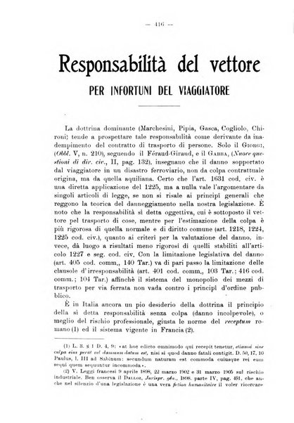 Le ferrovie italiane rivista quindicinale di dottrina, giurisprudenza, legislazione ed amministrazione ferroviaria