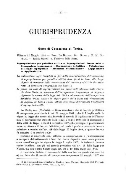 Le ferrovie italiane rivista quindicinale di dottrina, giurisprudenza, legislazione ed amministrazione ferroviaria