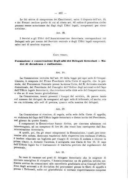 Le ferrovie italiane rivista quindicinale di dottrina, giurisprudenza, legislazione ed amministrazione ferroviaria