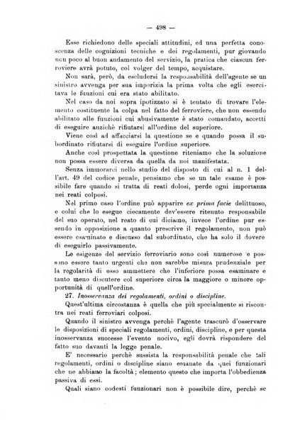 Le ferrovie italiane rivista quindicinale di dottrina, giurisprudenza, legislazione ed amministrazione ferroviaria