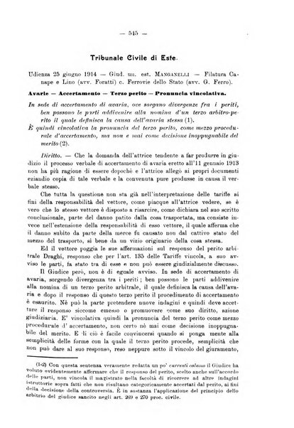 Le ferrovie italiane rivista quindicinale di dottrina, giurisprudenza, legislazione ed amministrazione ferroviaria