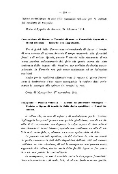 Le ferrovie italiane rivista quindicinale di dottrina, giurisprudenza, legislazione ed amministrazione ferroviaria