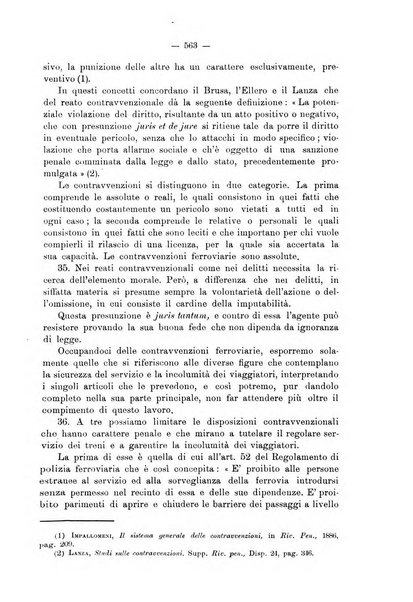 Le ferrovie italiane rivista quindicinale di dottrina, giurisprudenza, legislazione ed amministrazione ferroviaria