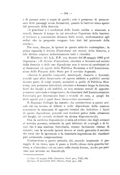 Le ferrovie italiane rivista quindicinale di dottrina, giurisprudenza, legislazione ed amministrazione ferroviaria