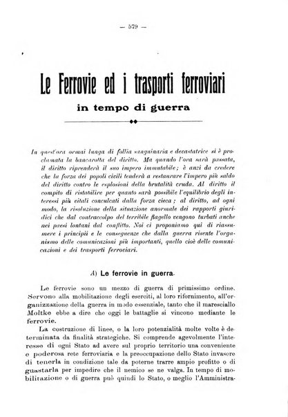 Le ferrovie italiane rivista quindicinale di dottrina, giurisprudenza, legislazione ed amministrazione ferroviaria