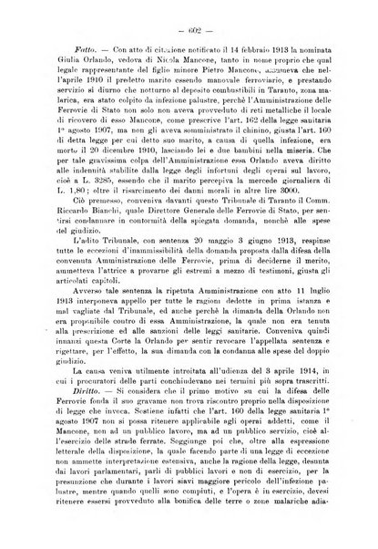 Le ferrovie italiane rivista quindicinale di dottrina, giurisprudenza, legislazione ed amministrazione ferroviaria