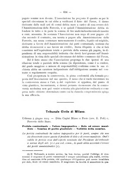 Le ferrovie italiane rivista quindicinale di dottrina, giurisprudenza, legislazione ed amministrazione ferroviaria