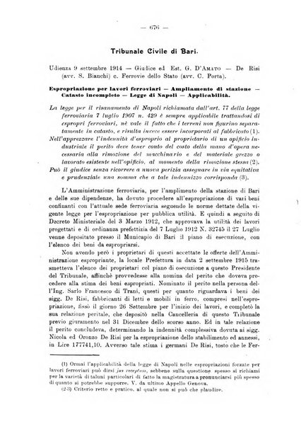 Le ferrovie italiane rivista quindicinale di dottrina, giurisprudenza, legislazione ed amministrazione ferroviaria