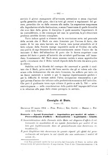 Le ferrovie italiane rivista quindicinale di dottrina, giurisprudenza, legislazione ed amministrazione ferroviaria