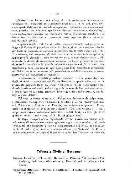 Le ferrovie italiane rivista quindicinale di dottrina, giurisprudenza, legislazione ed amministrazione ferroviaria