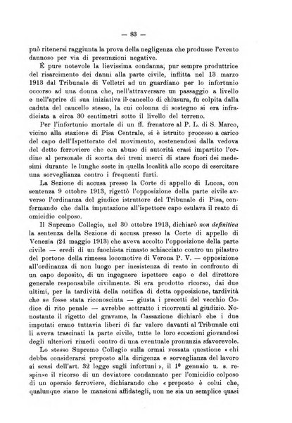 Le ferrovie italiane rivista quindicinale di dottrina, giurisprudenza, legislazione ed amministrazione ferroviaria