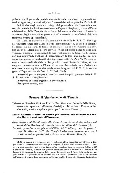 Le ferrovie italiane rivista quindicinale di dottrina, giurisprudenza, legislazione ed amministrazione ferroviaria