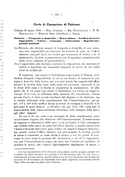 Le ferrovie italiane rivista quindicinale di dottrina, giurisprudenza, legislazione ed amministrazione ferroviaria