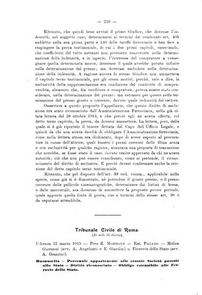 Le ferrovie italiane rivista quindicinale di dottrina, giurisprudenza, legislazione ed amministrazione ferroviaria