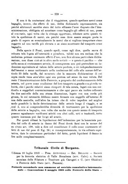 Le ferrovie italiane rivista quindicinale di dottrina, giurisprudenza, legislazione ed amministrazione ferroviaria