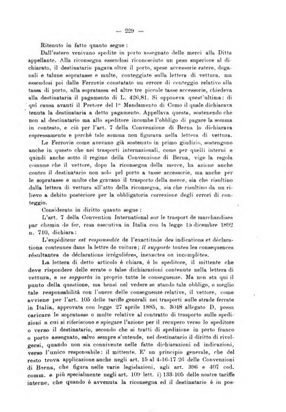 Le ferrovie italiane rivista quindicinale di dottrina, giurisprudenza, legislazione ed amministrazione ferroviaria