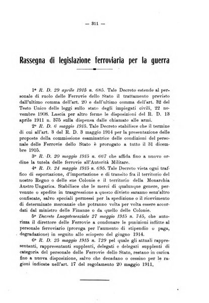 Le ferrovie italiane rivista quindicinale di dottrina, giurisprudenza, legislazione ed amministrazione ferroviaria