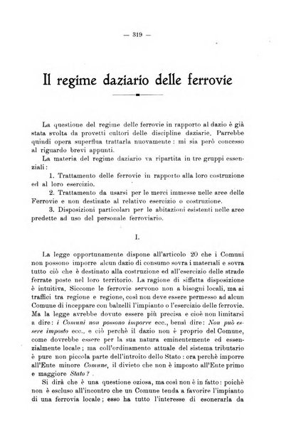 Le ferrovie italiane rivista quindicinale di dottrina, giurisprudenza, legislazione ed amministrazione ferroviaria