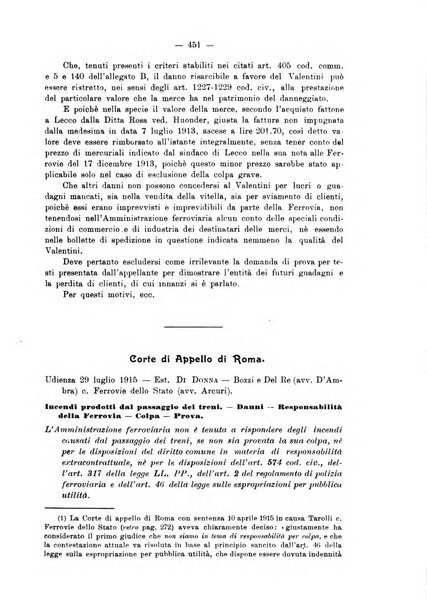 Le ferrovie italiane rivista quindicinale di dottrina, giurisprudenza, legislazione ed amministrazione ferroviaria