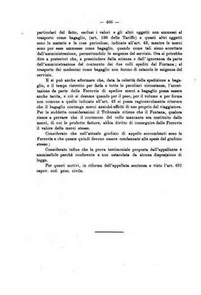 Le ferrovie italiane rivista quindicinale di dottrina, giurisprudenza, legislazione ed amministrazione ferroviaria