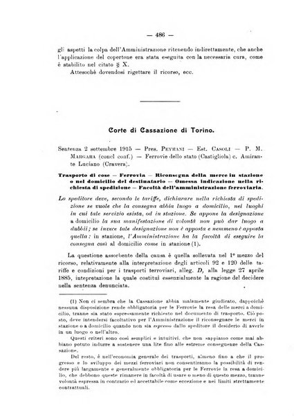 Le ferrovie italiane rivista quindicinale di dottrina, giurisprudenza, legislazione ed amministrazione ferroviaria