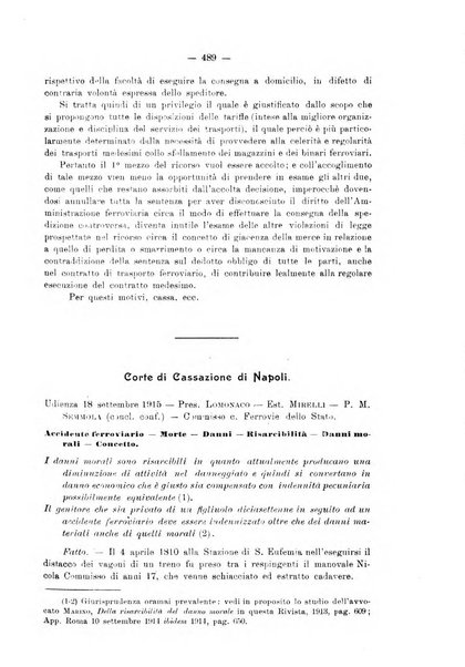 Le ferrovie italiane rivista quindicinale di dottrina, giurisprudenza, legislazione ed amministrazione ferroviaria