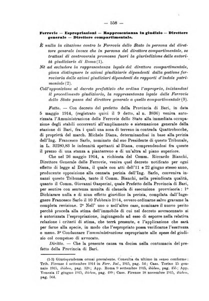 Le ferrovie italiane rivista quindicinale di dottrina, giurisprudenza, legislazione ed amministrazione ferroviaria