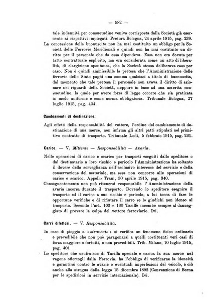 Le ferrovie italiane rivista quindicinale di dottrina, giurisprudenza, legislazione ed amministrazione ferroviaria