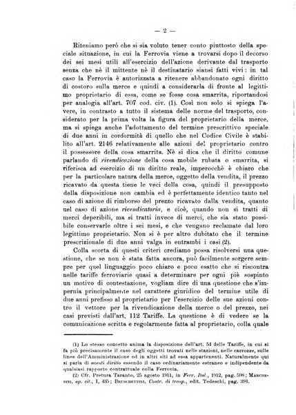 Le ferrovie italiane rivista quindicinale di dottrina, giurisprudenza, legislazione ed amministrazione ferroviaria